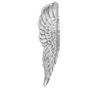 Vidaxl Sculpture D'ailes D'ange Argent Polystone 31 X 5 X 91 Cm