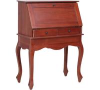vidaXL Secrétaire brun 78×42×103 cm bois massif acajou
