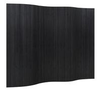 vidaXL Cloison de séparation en bambou 165x250 cm Noir
