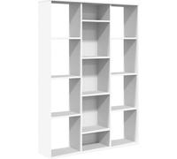 vidaXL Séparation de pièce/bibliothèque Blanc 100x24x140 cm Bois composite