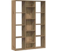 vidaXL Séparation de pièce/bibliothèque Chêne Artisan 100x24x140cm Matériau dérivé du bois
