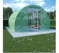 vidaXL Serre 300x300x200 cm Vert Acier Galvanisé Serre de Jardin Abris Légumes 45534