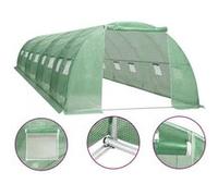 vidaXL Serre 32 m² 8x4x2 m Vert G
