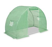 Serre 300x150x200 cm Vert Acier Galvanisé Serre de Jardin Abris Légumes 45533