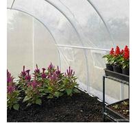 vidaXL Serre de jardin modèle 45749 – 9 m² (300x300x200 cm) acier blanc