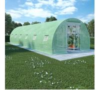 vidaXL Serre 900x300x200 cm Vert Acier Galvanisé Serre de Jardin Abris Légumes 45537