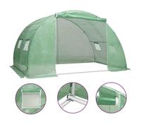 Serre 8 m² 2x4x2 m Vert Tissu Abri de Plantes Fleurs Jardin Extérieur vidaXL