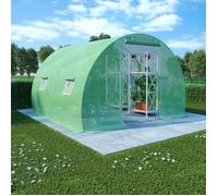 vidaXL Serre Abri Plantes Serre à Fleurs Serre à Plantes Légumes Jardin Résistant Durable Extérieur 6 m² Vert 3x2x2 m 48158