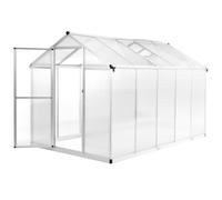 Vidaxl Serre Aluminium 302x190x195 Cm 11,19 M³