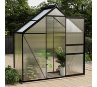 Vidaxl Serre Anthracite Aluminium 1,33 M²