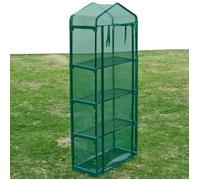 vidaXL Serre avec 4 Étagères Serre d'Extérieur de Jardin Abri Plantes Maison 40619