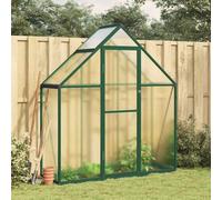 Vidaxl Serre Avec Cadre De Base Vert 169x58x195 Cm Aluminium