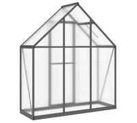 vidaXL Serre avec cadre de fondation anthracite 169x58x195 cm Alu