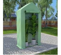 vidaXL Serre avec cadre en acier 0,5 m² 1x0,5x1,9 m, construction de jardin,,, constructions de jardin 48168