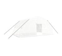 vidaXL Serre avec Cadre en Acier Blanc 24 m² 6x4x2,85 m