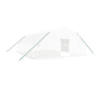 Tuinkas met stalen frame 48 m² 8x6x2,85 m wit3188118