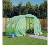 Vidaxl Serre Avec Cadre En Acier Vert 6 M² 3x2x2 M