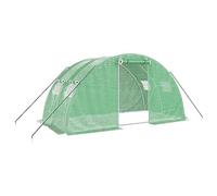 Vidaxl Serre Avec Cadre En Acier Vert 8 M² 4x2x2 M
