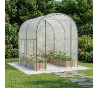 Vidaxl Serre Avec Cadre Transparent 160 X 200 X 192,5 Cm Pvc