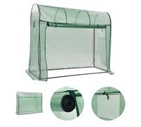 Vidaxl Serre Avec Porte Zippée 200x80x170 Cm