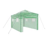 Vidaxl Serre Walk-In Avec Cadre Pop-Up Vert 430x290x315 Cm Acier