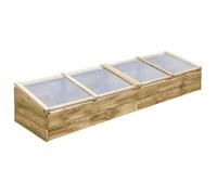 vidaXL Serre en bois de pin imprégné 200x50x35 cm Marron G