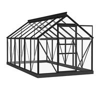 vidaXL Serre Anthracite 155x298x191 cm Aluminium et verre