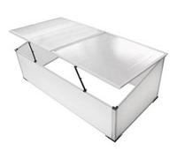 Serre sans Fond à 2 Trappes Mini Serre de Jardin Abri Plantes Balcon vidaXL