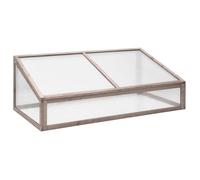 vidaXL Serre Gris 110x58,5x39 cm Bois de sapin 362647