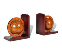 vidaXL Serre-livre Globe 2 pièces 240729