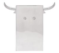 Vidaxl Serre-Livres 2 Pcs Argent 21,5x15,5x20 Cm Aluminium Taureau