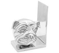 Vidaxl Serre-Livres 2 Pcs Argent 8x12x16,5 Cm Aluminium Chien