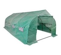 vidaXL Serre portable cadre en acier 18 m² Vert
