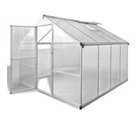 vidaXL Serre renforcée en aluminium avec cadre de base 6,05 m² 41318