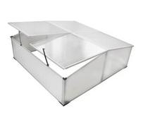 Serre sans Fond à 2 Trappes Mini Serre de Jardin Abri Plantes Balcon vidaXL