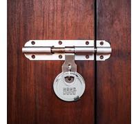 vidaXL Serrures Discus avec Clés 12 pcs Argent 7 x 2.3 x 7 cm