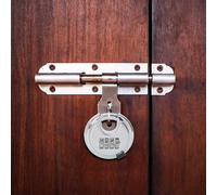 vidaXL Serrures Discus avec Clés 6 pcs Argent 7 x 2.3 x 7 cm