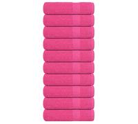 vidaXL Serviettes de bain Ensemble 10 pièces Rose 100x150 cm 360 g/m² 100% coton