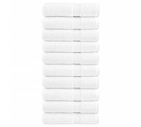 Vidaxl Serviettes De Bain De Qualité Supérieure Solund 10 Pcs Blanc