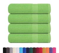 vidaXL Serviettes de Bain FROGN 4pcs Vert Pomme 100x150cm 360 g/m²