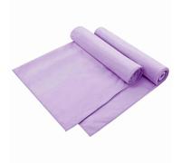 vidaXL Serviettes de chaise d'extérieur 2 pcs Violet 130 x 60 cm, Design de jardin et de terrasse, Espaces rectangulaires, Mobilier moderne, Matériaux légers pour espaces de vie en extérieur, 2 option