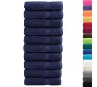 vidaXL Serviettes de Douche de Qualité Supérieure 10 pcs, Draps de Bain, Serviettes d'Invité, Serviettes de Salle de Bain Toilette, 600g/m²