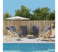 Vidaxl Serviettes De Plage 6 Pcs Anthracite 60x135 Cm Tissu 400 Gsm