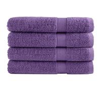 vidaXL Serviettes de qualité supérieure SOLUND 4 pcs violet 600 g/m²