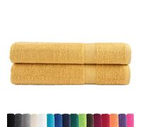 Essuie-mains de Qualité Supérieure Serviettes Salle de Bain 4 pcs Gris vidaXL