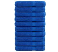 vidaXL Serviettes de sauna de qualité supérieure SOLUND 10 pcs bleu