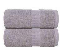 Serviettes de toilette 2 pièces FROGN Gris 30 x 30 cm 100 % coton 136824