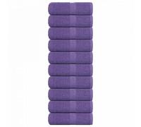 Vidaxl Serviettes D'invité 10 Pcs Violet 30x50 Cm 360 G/M² 100% Coton