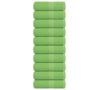 Vidaxl Serviettes D'invité 10pcs Vert Pomme 30x50cm 360g/M² 100% Coton