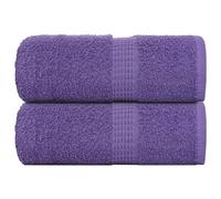 Vidaxl Serviettes D'invité 2 Pcs Violet 30x50 Cm 360 G/M² 100% Coton